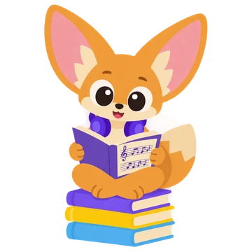 Fen the fox reading a book